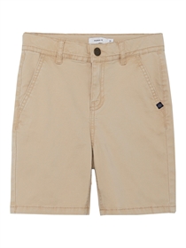 NAME IT Twill Shorts Silas Humus